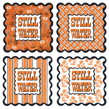 Stillwater Scalloped Acrylic Coasters (Set of 4)