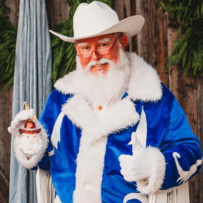Gamday Santa Ornament - Maroon