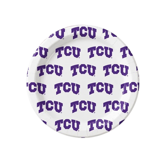 TCU Paper App/Dessert Plates