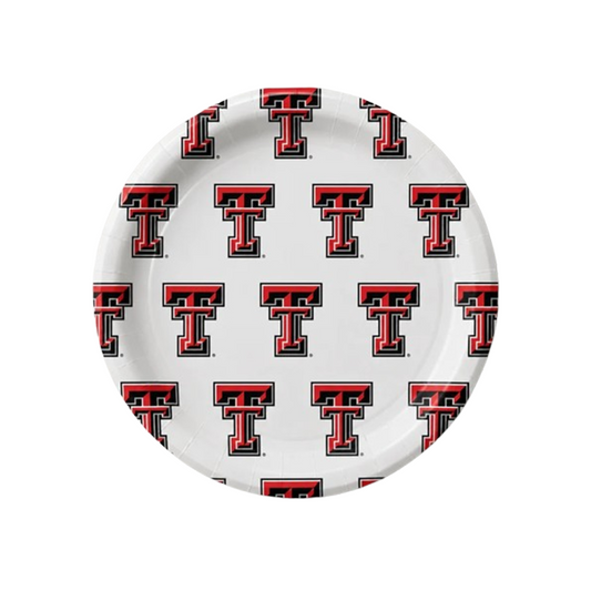 Texas Tech Paper App/Dessert Plates