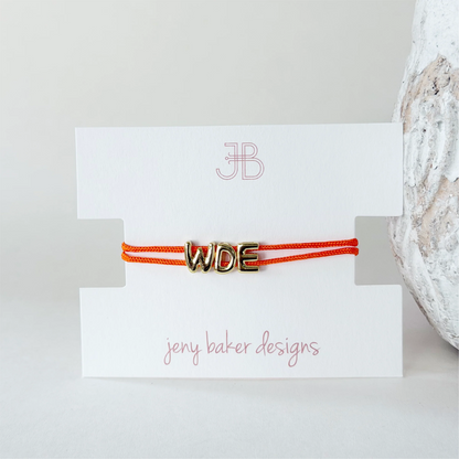Collegiate Cord Bracelet