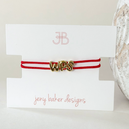 Collegiate Cord Bracelet