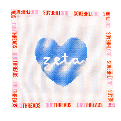 COMING SOON! Sorority Heart Needlepoint Canvas