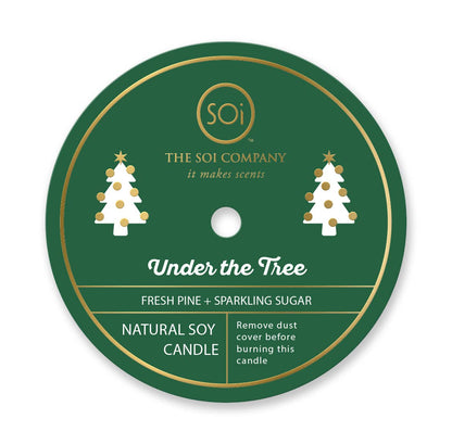 Tree & Gift Icon Candle