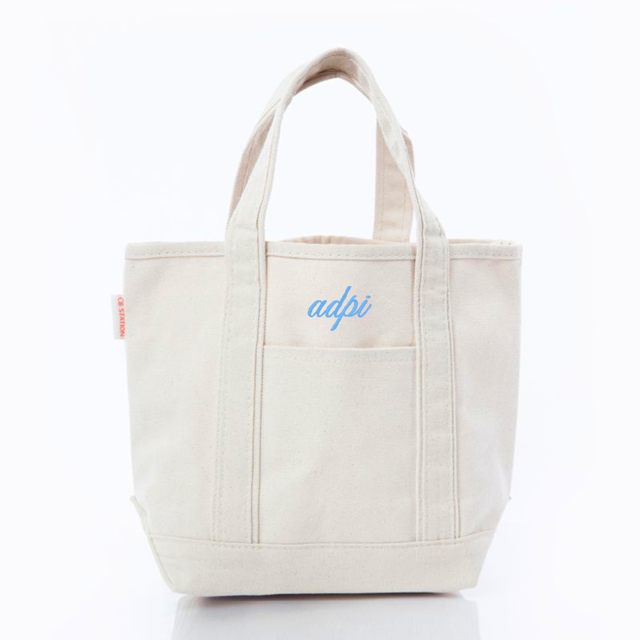 Sorority Embroidered Mini Tote