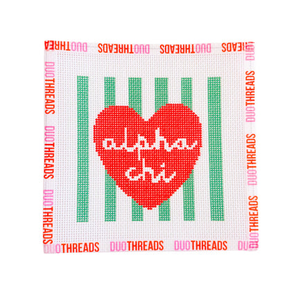 COMING SOON! Sorority Heart Needlepoint Canvas