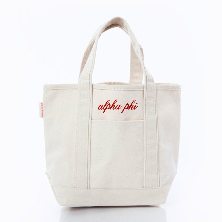 Sorority Embroidered Mini Tote