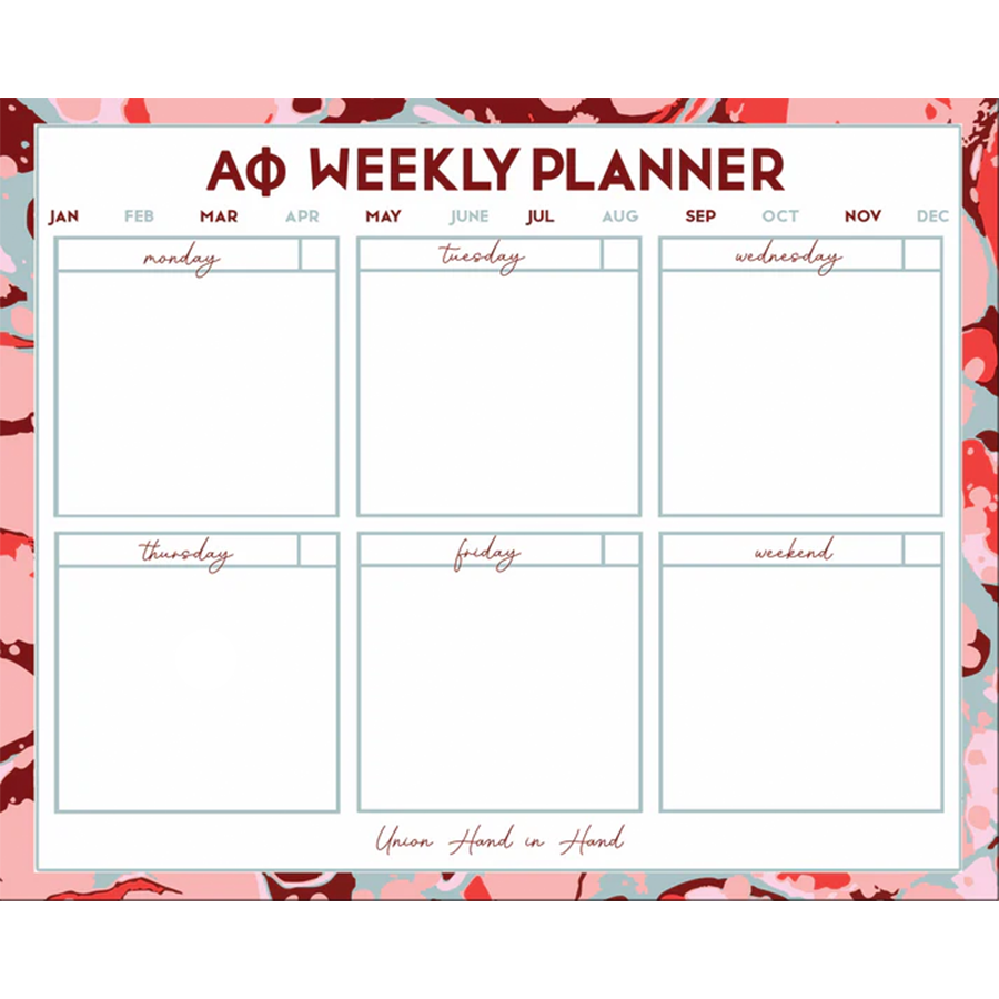 COMING SOON! Sorority Desk Planner