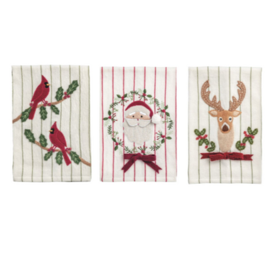 Christmas Applique Towels
