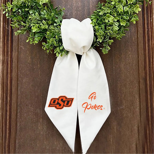OSU Embroidered Wreath Sash