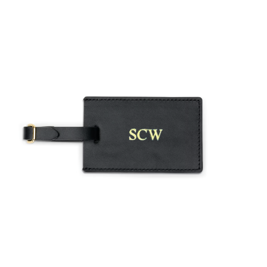Archie Leather Luggage Tag