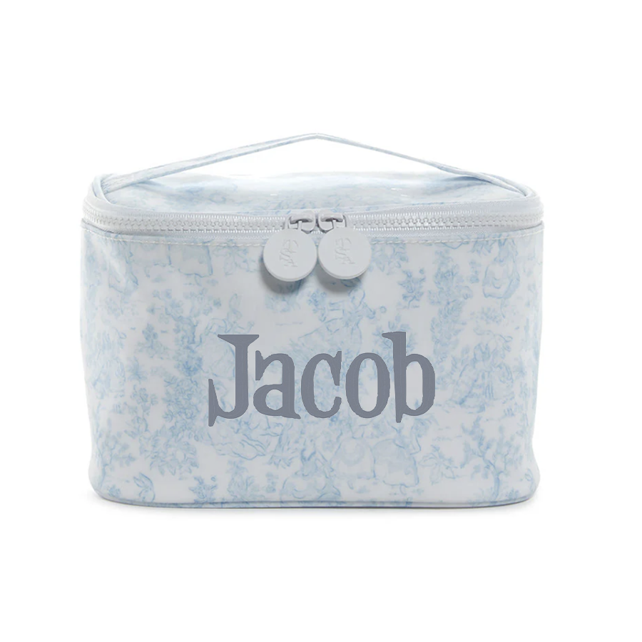 Kit Case - Blue Bunny Toile