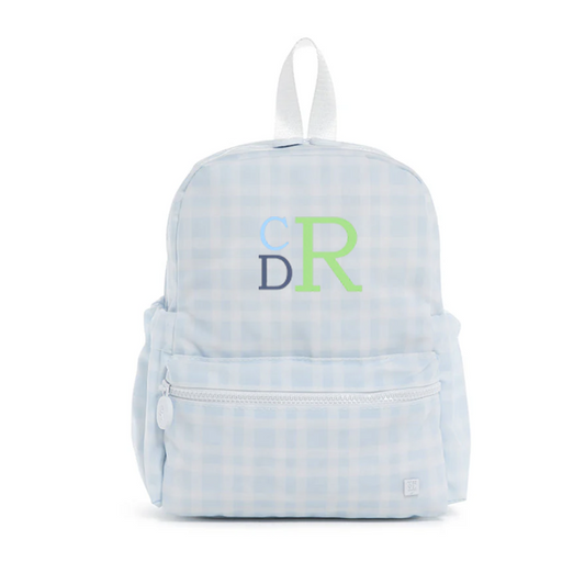 Mini Backer - Pimlico Plaid Blue