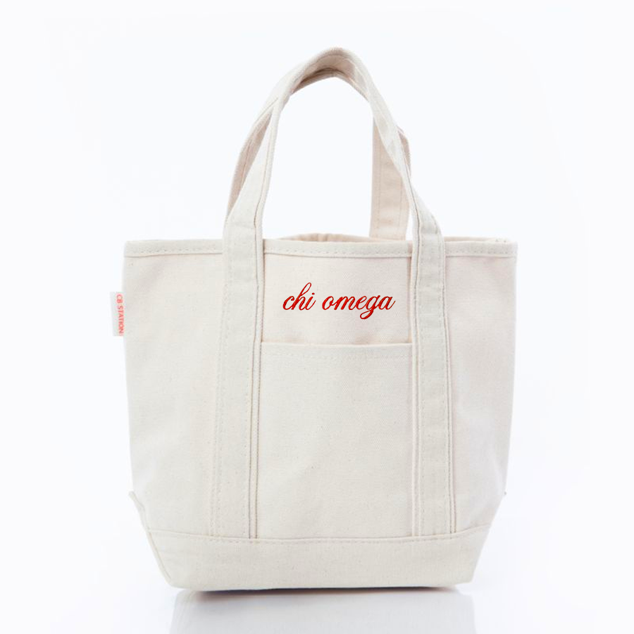 Sorority Embroidered Mini Tote