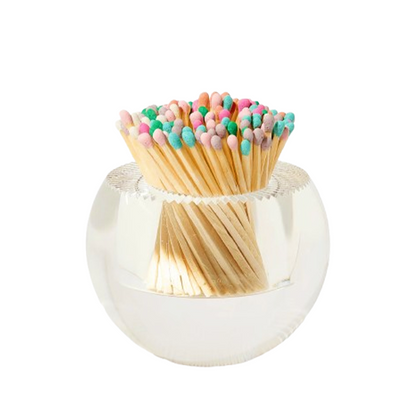 Confetti Round Acrylic Match Striker
