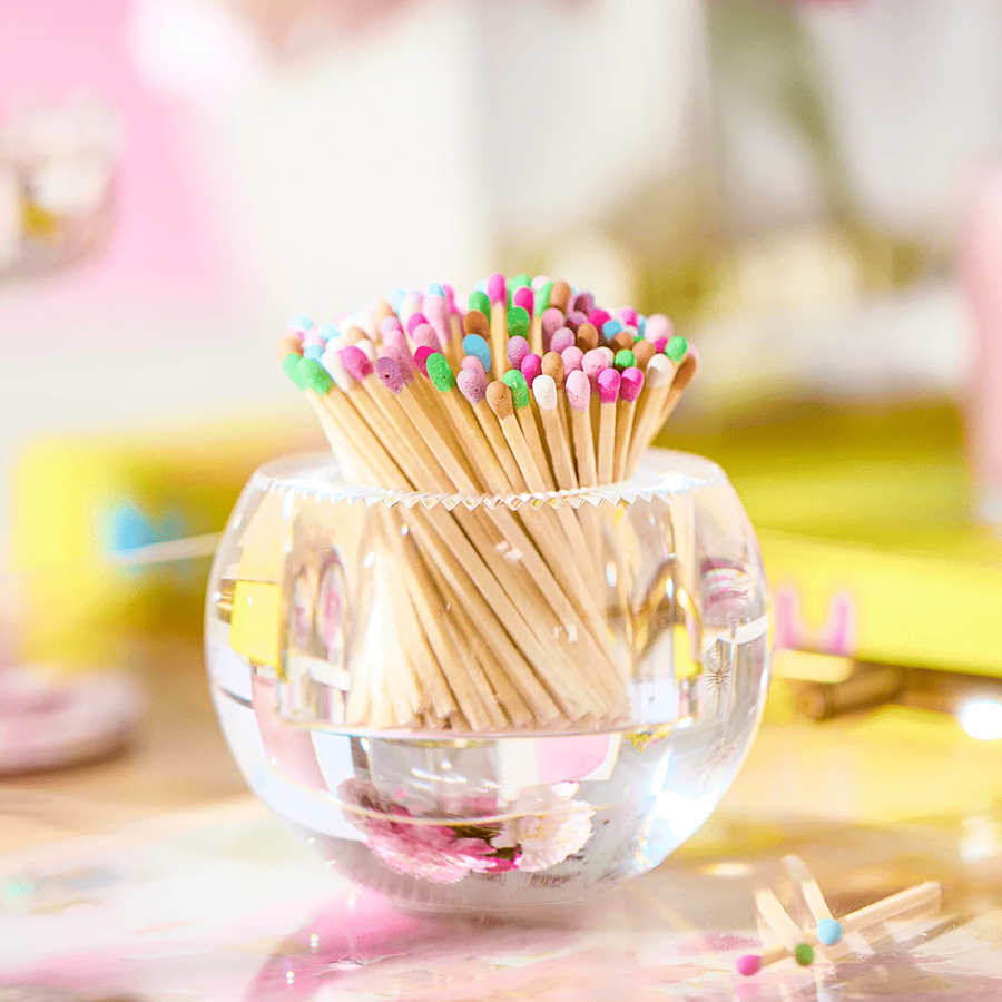 Confetti Round Acrylic Match Striker