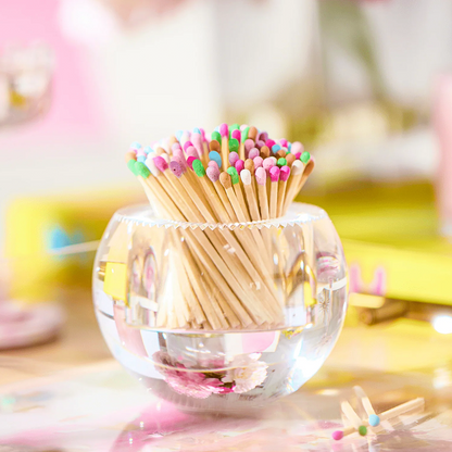 Confetti Round Acrylic Match Striker