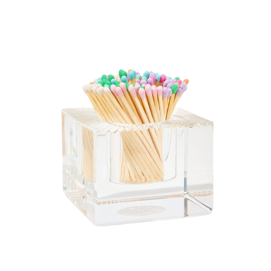Confetti Square Acrylic Match Striker