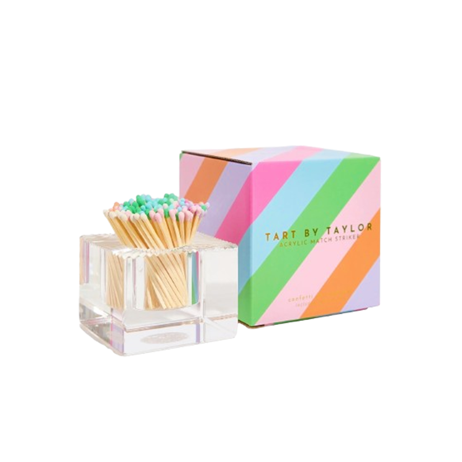 Confetti Square Acrylic Match Striker