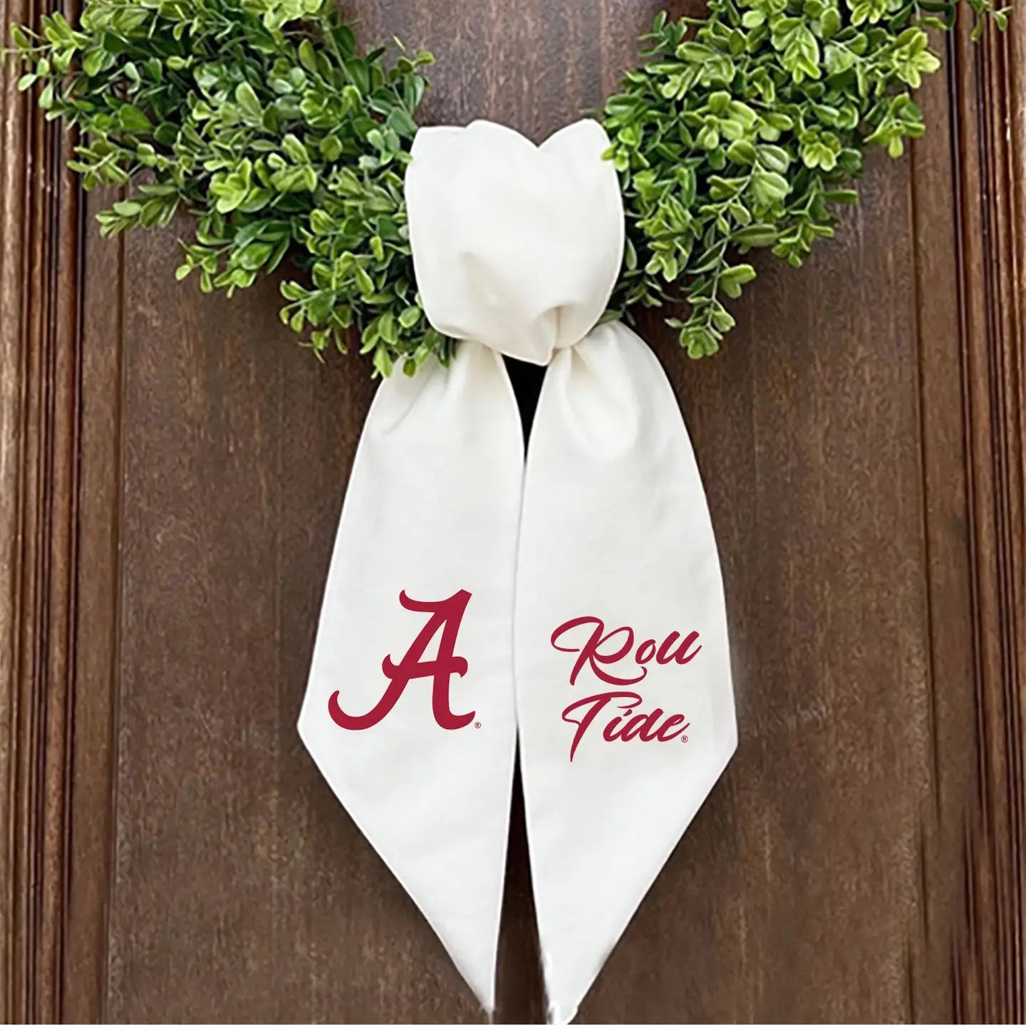 Alabama Embroidered Wreath Sash