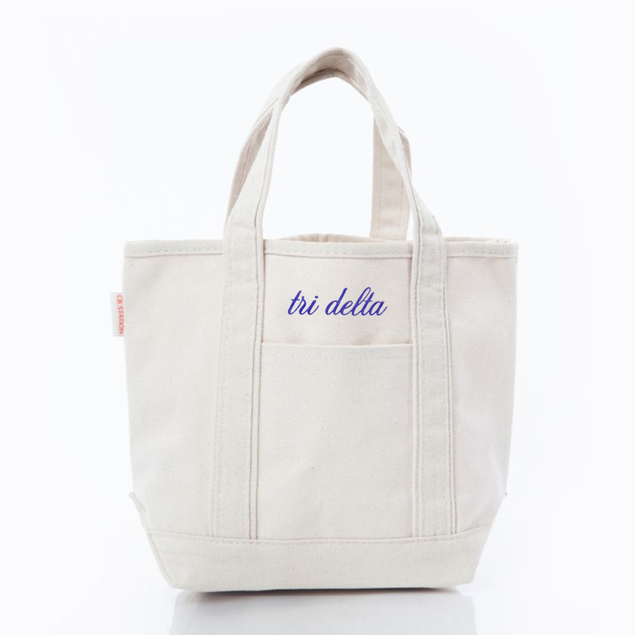 Sorority Embroidered Mini Tote
