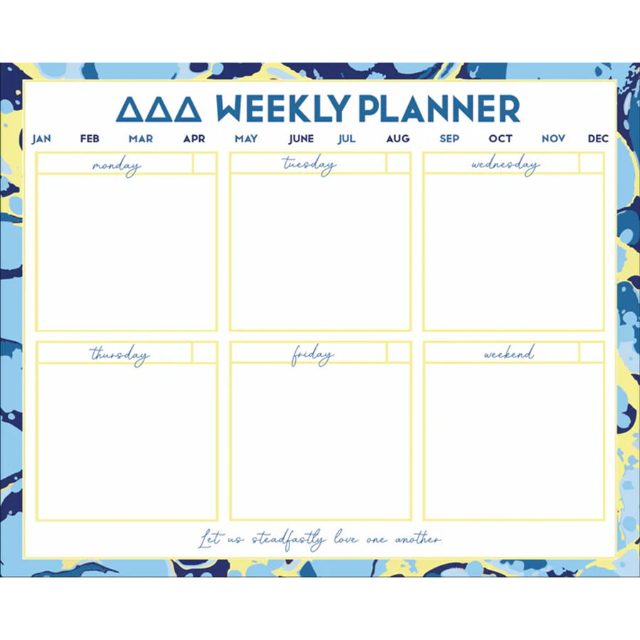 COMING SOON! Sorority Desk Planner