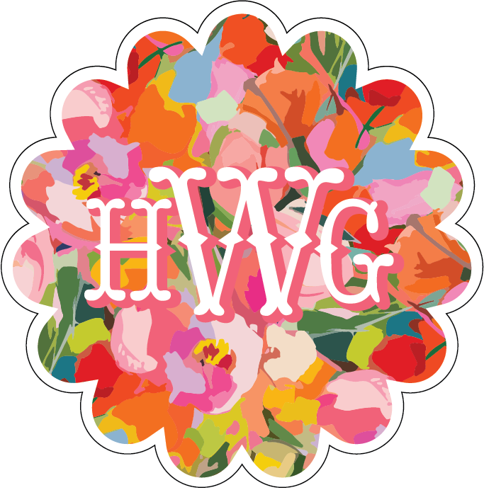 Custom Acrylic Coasters - Bright Floral (Set of 4)