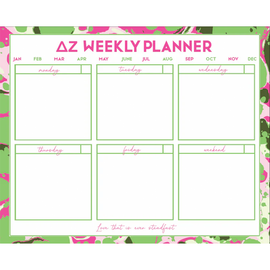 COMING SOON! Sorority Desk Planner
