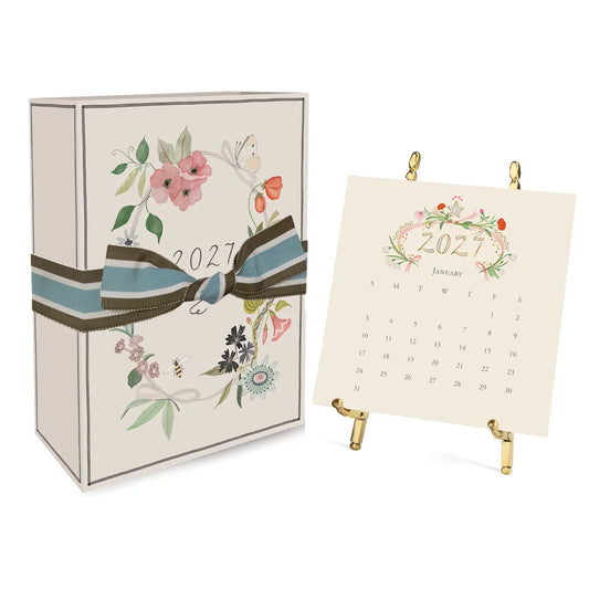 2027 Karen Adams Boxed Desk Calendar