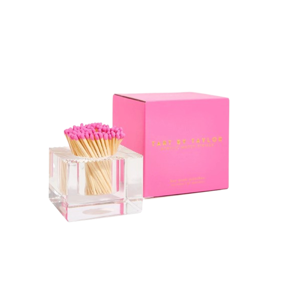 Hot Pink Square Acrylic Match Striker