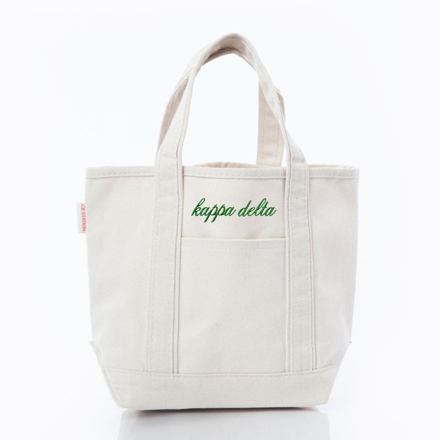 Sorority Embroidered Mini Tote