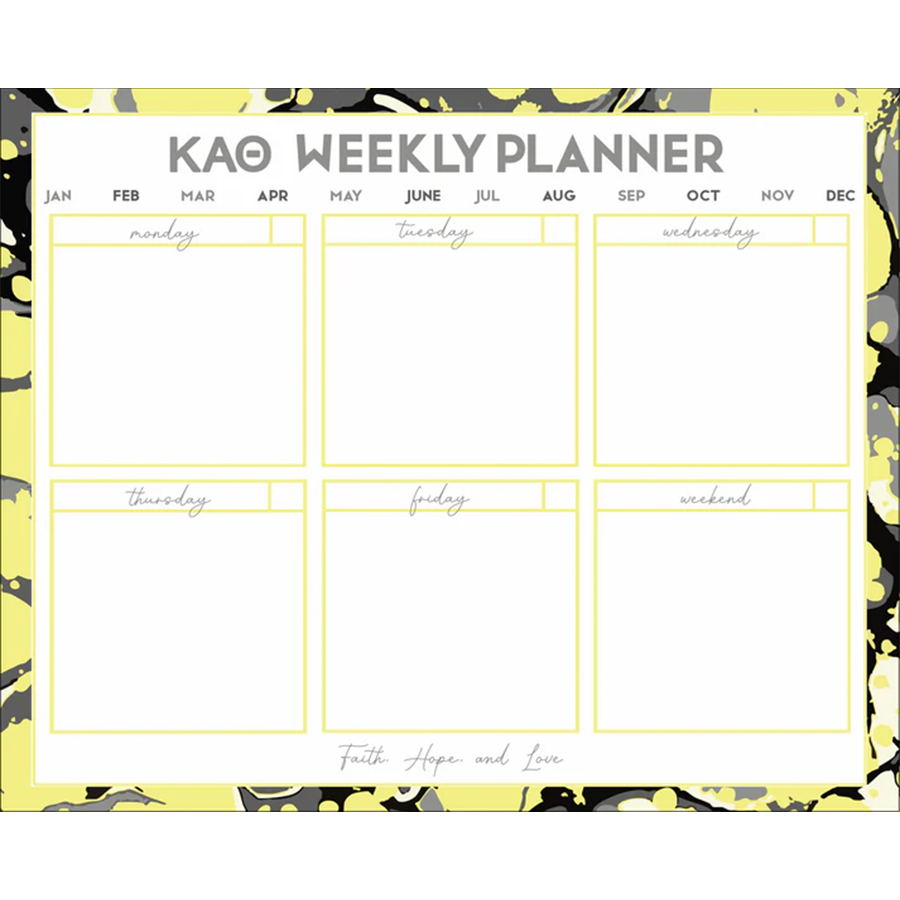 COMING SOON! Sorority Desk Planner