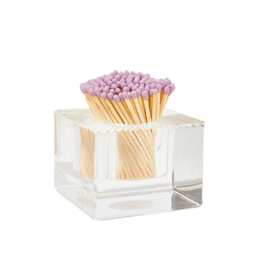 Lavender Square Acrylic Match Striker