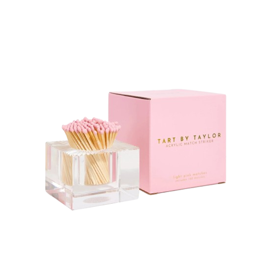 Light Pink Square Acrylic Match Striker
