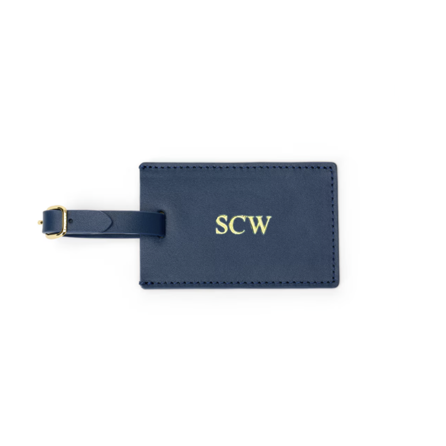 Archie Leather Luggage Tag