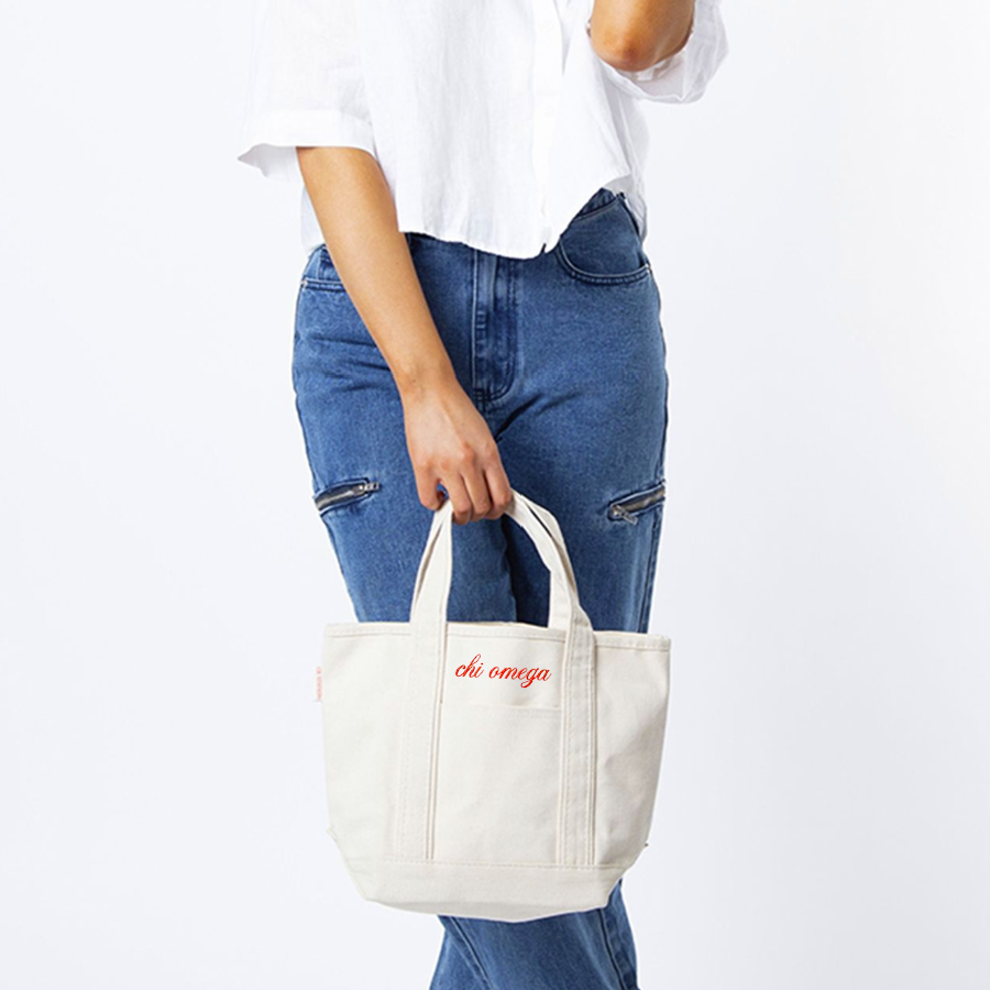Sorority Embroidered Mini Tote