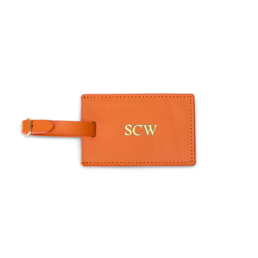 Archie Leather Luggage Tag
