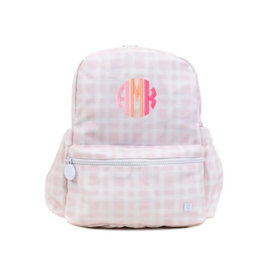 Mini Backer - Pimlico Plaid Pink