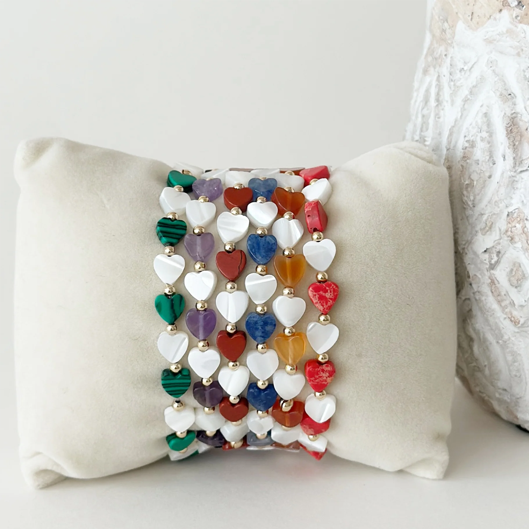Pippa Heart Gameday Bracelet