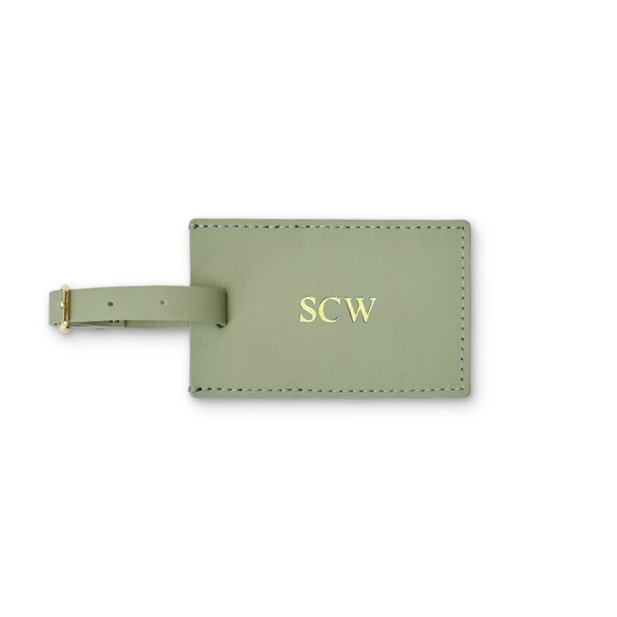 Archie Leather Luggage Tag