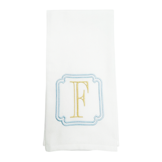 Sandy Frame Initial Towel