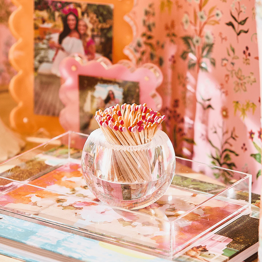 Sunset Round Acrylic Match Striker