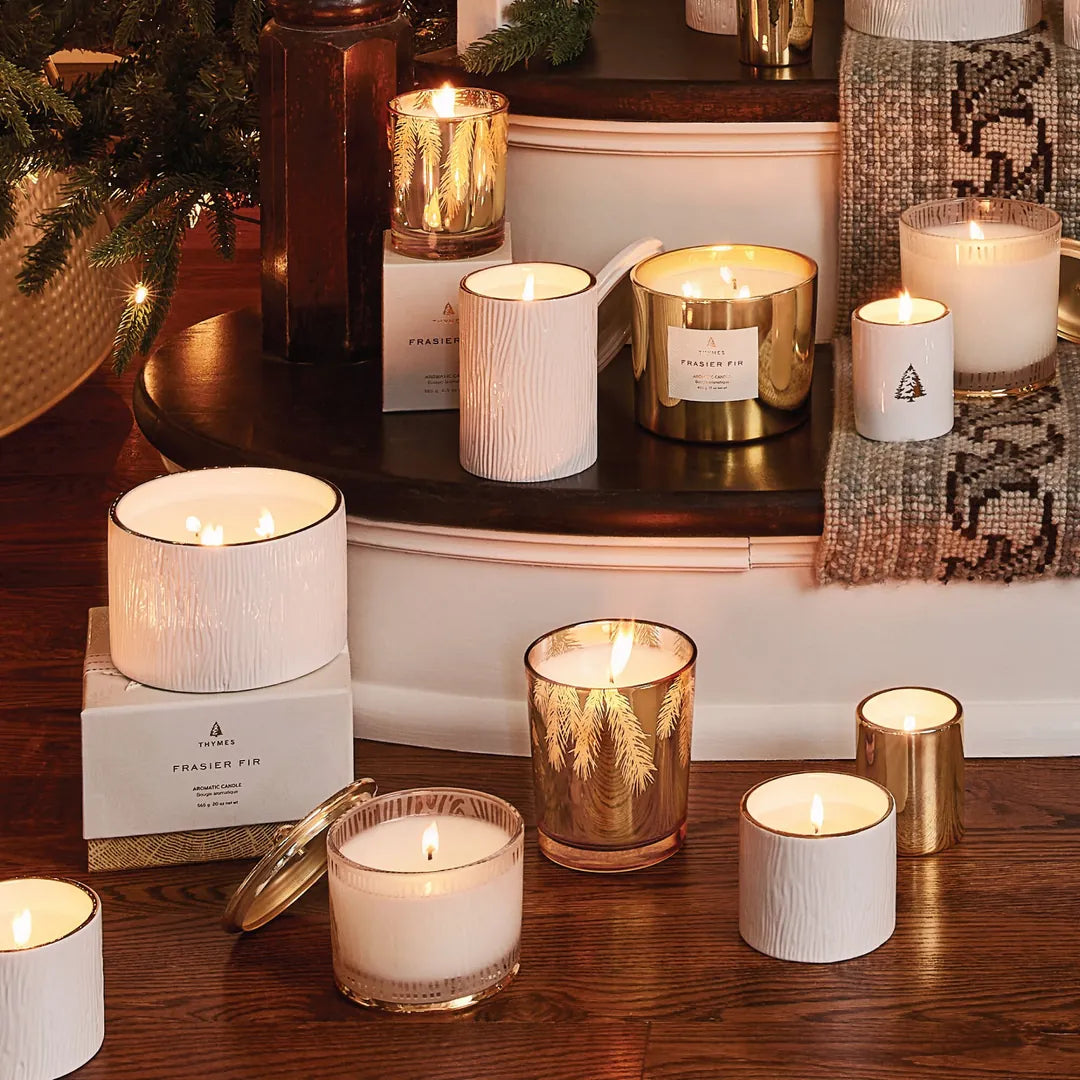 Frasier Fir 13 oz. Gilded Gold Candle
