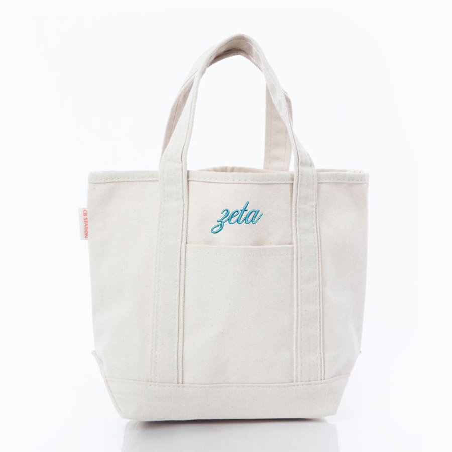 Sorority Embroidered Mini Tote