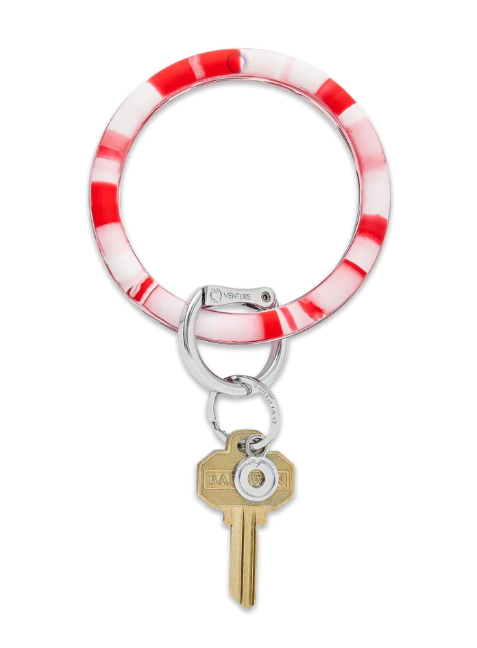 Silicone Big O Key Rings