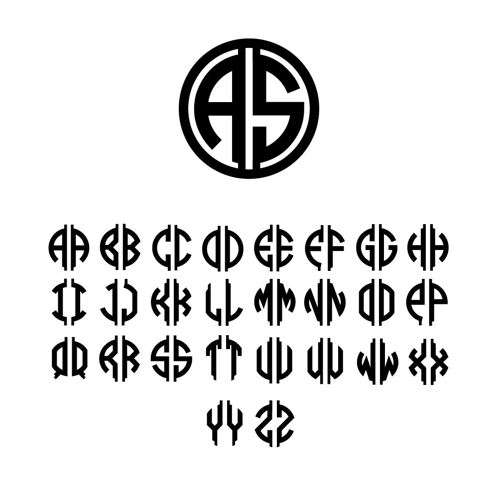 Monogram Acrylic Skewers (Set of 4)