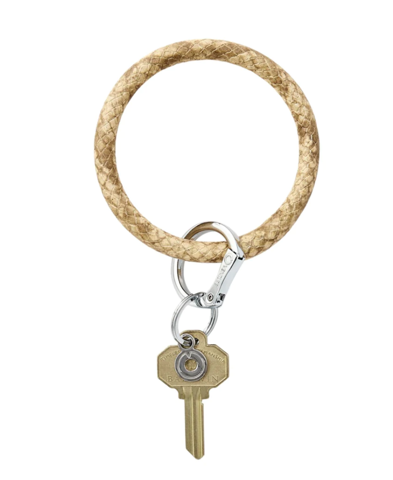 Leather Big O Key Rings PAPER AFFAIR DALLAS