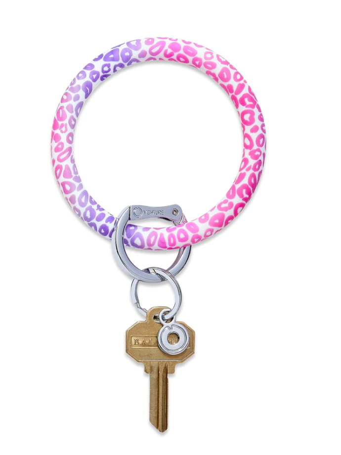 Silicone Big O Key Rings