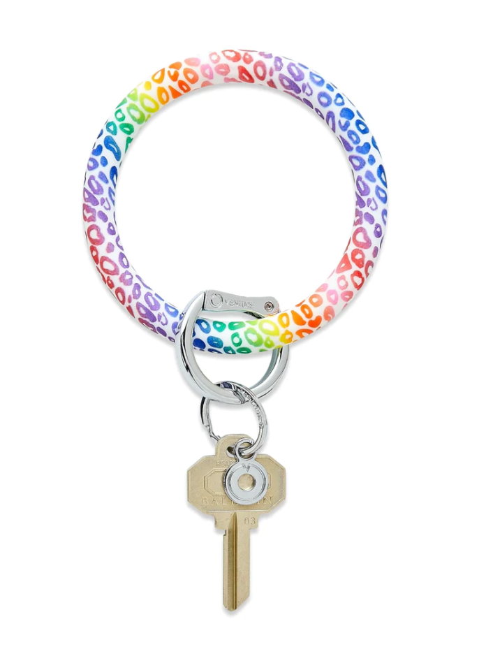 Silicone Big O Key Rings