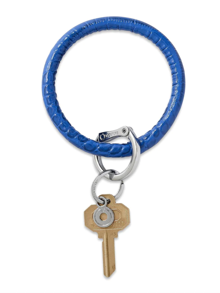 Leather Big O Key Rings